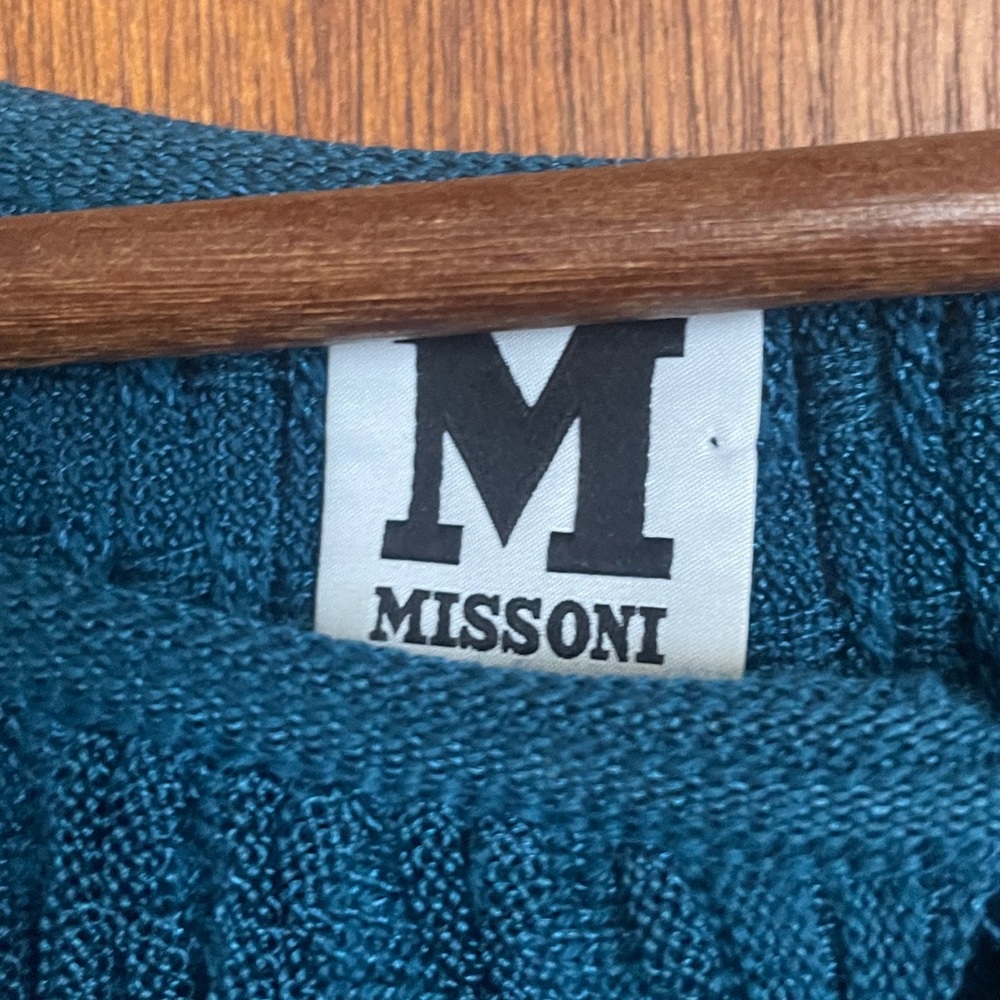 Missoni Teal 3/4 Sleeve Dress - Picture 3 of 4